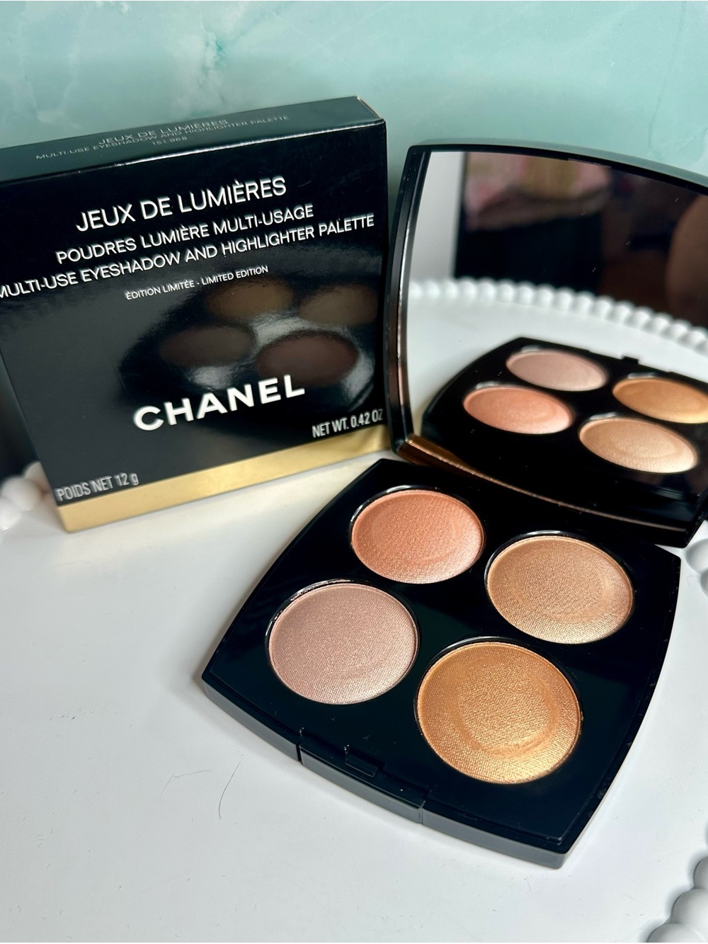 CHANEL Jeux de Lumieres Multi Use Eyeshadow/Highlighter Palette LIMITED EDITION
